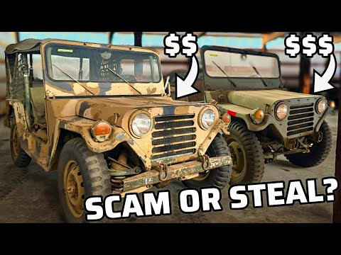 Buying 2 Rare Military Jeeps Sight-Unseen That Have Been Sitting For Years!