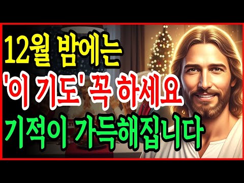 12월의 밤에는 이 기도만 따라하세요 하나님의 축복이 찾아옵니다ㅣ성경말씀ㅣ말씀묵상ㅣ기독교 명언