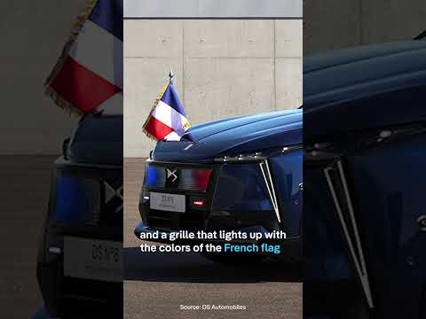 First Ever Electric Presidential Car in France!
