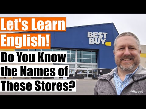 Do YOU Know The English Names of These Stores and Shops?