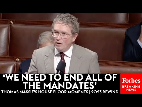 Thomas Massie Gives Passionate Speeches On House Floor | 2023 Rewind