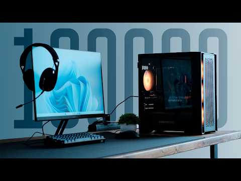 Полный сетап за 100к (+ сделал стол из дерева)