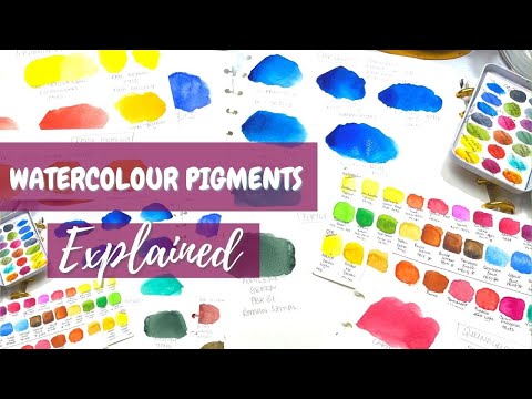 Watercolour Pigments Explained For Beginners