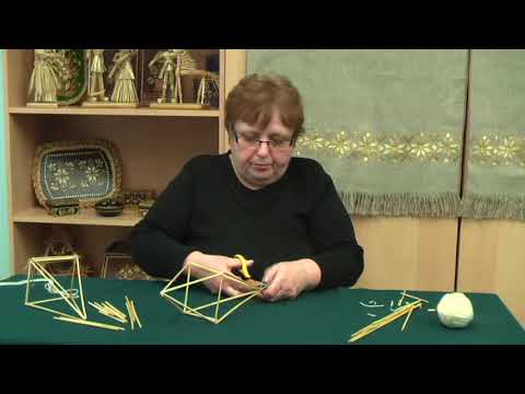 Мастер-класс: Соломенный паук "Рождественская звезда"