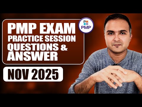 PMP Exam Practice Questions (Nov) 2025 | PMPwithRay