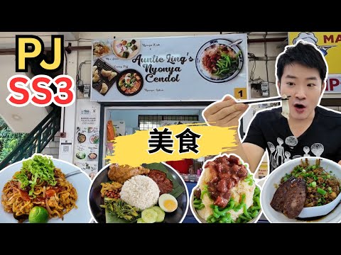 [PJ SS3 ～美食] 每天排长龙的Auntie Ling's Cendol，椰浆饭，娘惹叻沙！MJ SS3茶室胡椒猪肚汤，怡保冬菇猪肠粉！新州海南鸡饭！潮记干炒羊肉河！炒爪哇面！海南鸡扒！