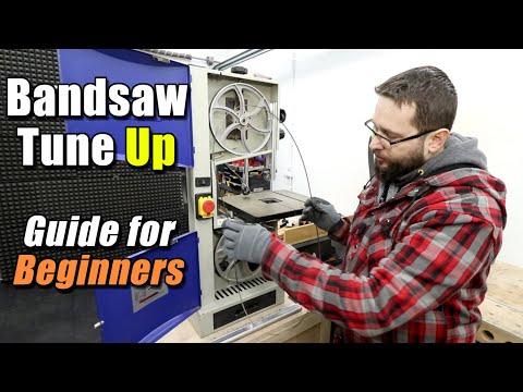 How to Tune Up a Bandsaw | How to change a blade on a Bandsaw