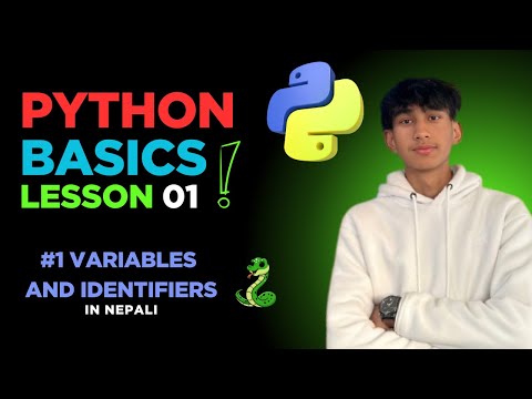 Python Introduction | Lesson 01 Explained in Nepali | ManjilDadaa