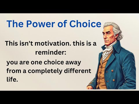 The Power of Choice - One Decision Can Change Your Life || Graded Reader || Improve Your English ✅