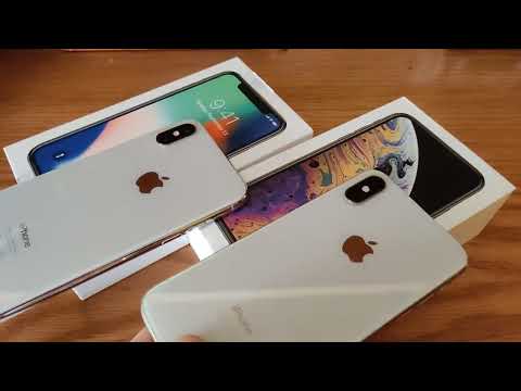 Retro prova Apple iPhone Xs vs iPhone X bianchi
