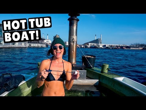 BEST Way to Explore Copenhagen! (floating hot tub)