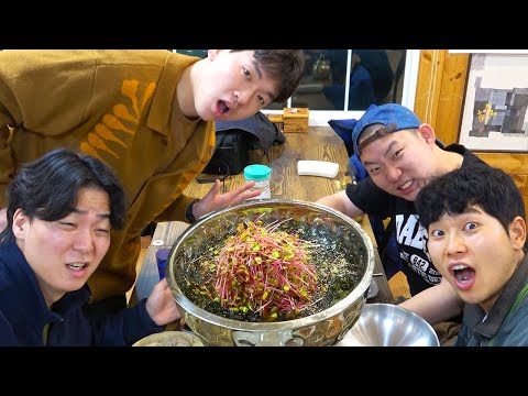 핫소스유니버스 20인분 점보 막국수 도전먹방!!!!