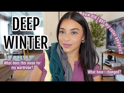 DEEP WINTER COLOR ANALYSIS| What does this mean now?