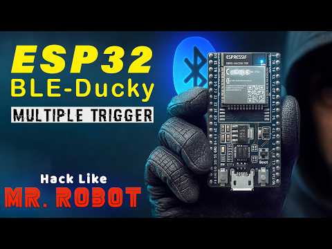ESP32-BLE-HID: DIY Bluetooth Rubber Ducky like Mr. Robot [Hindi]