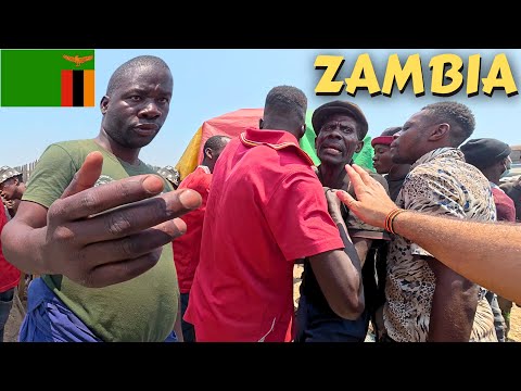 Getting Arrested, Bribing Zambian Police & Causing A Fight In The Craziest Market - Lusaka, Zambia