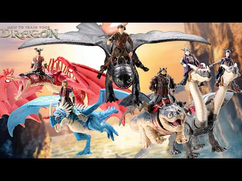 Unboxing EVERY How To Train Your Dragon Live Action Figure To Defeat Red Death