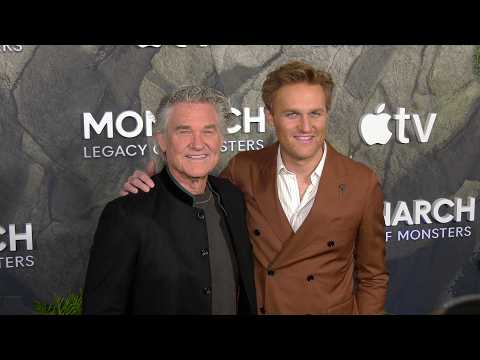 Kurt Russell and Wyatt Russell attend the world premiere of Apple's "Monarch: Legacy of Monsters" S2