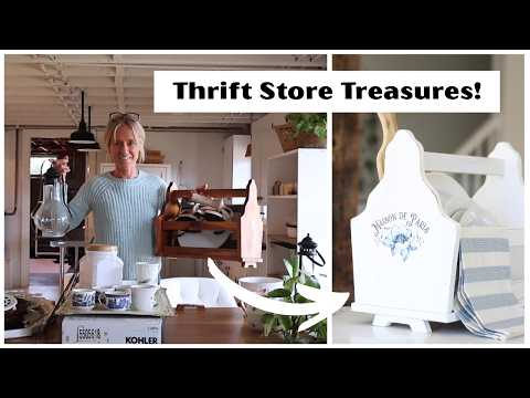 Garage Sale and Thrift Store Treasures ~ DIY Makeovers ~ Thrift Store Finds