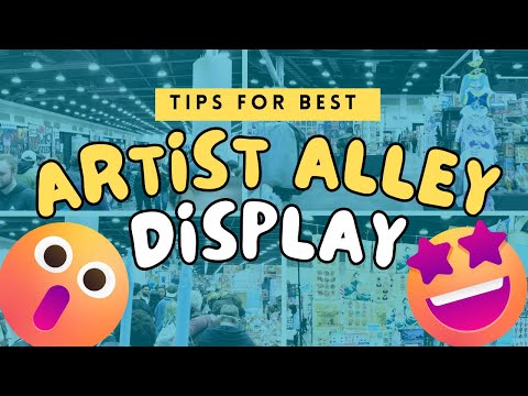 ❗❗TIPS FOR SUCCESSFUL ARTIST ALLEY DISPLAYS❗❗ARTIST ALLEY TABLE DISPLAY #artistalley #artistlife