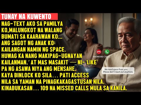 ANAK KO ANG NAG-TEXT, KAILANGAN NAMIN NG ESPASYO MULA SA IYO. HUWAG KANG MAKIPAG-UGNAYAN