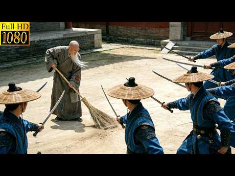 The inconspicuous old sweeping monk is actually the world's first master.