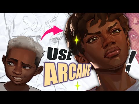 ☆ how I use Arcane to improve my portraits