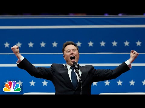 Elon Musk delivers speech after Trump Inauguration