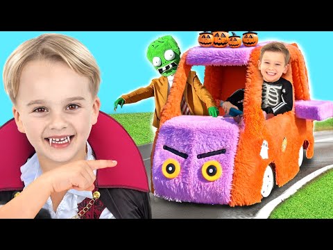 Kids in Halloween Trick or Treat stories