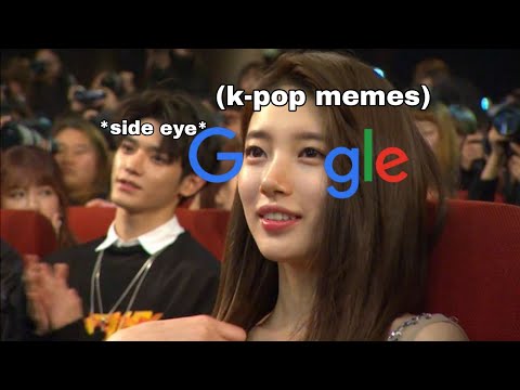 K-Pop Idols forget about their Google image