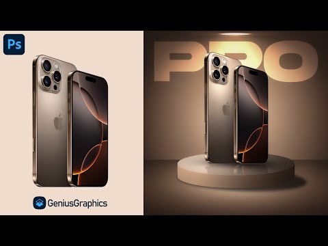 Product Manipulation in Photoshop | iPhone 16 PRO