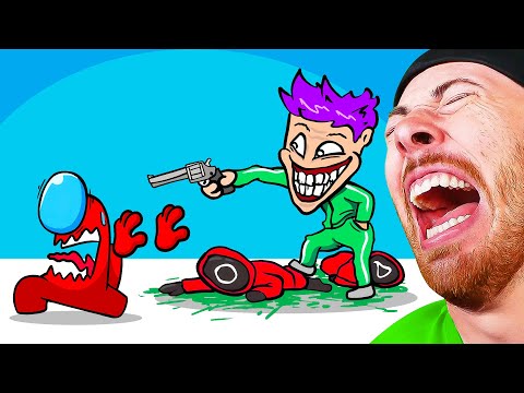 Mini Crewmates vs Squid Games 2! (FUNNY ANIMATIONS)