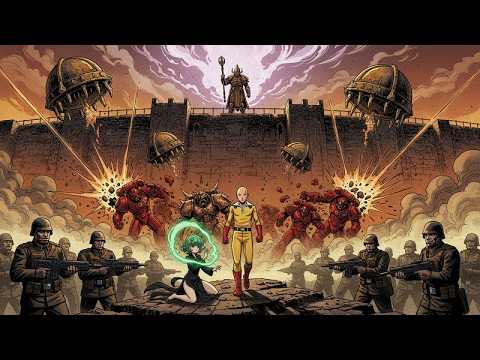What if Saitama and Tatsumaki Landed in Warhammer 40K?