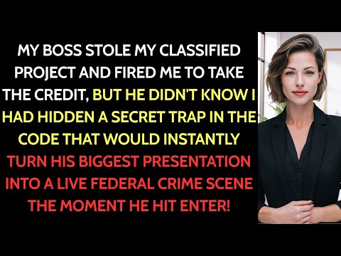 My Boss Stole My Idea And Then Fired Me, But I Had A Surprise Waiting For Him...