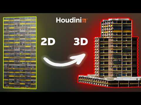 Building Generator from Image | Houdini Beginner Tutorial