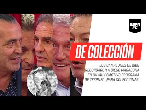 #ESPNFC #10 | Ruggeri, Burruchaga, Batista, Islas y Tapia | Los héroes del 86 y el recuerdo de Diego