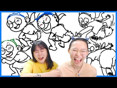 애니메이션 전공이 만든 살아움직이는 엉덩이.gif