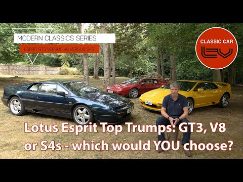 Lotus Esprit Top Trumps: GT3, V8 or S4s - which is best?