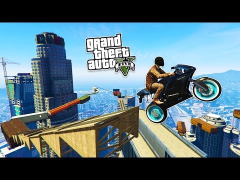 GTA 5 Stunts & EPIC Bike Parkour Races! GTA 5 PC Open Lobby! (GTA 5 PC Gameplay Online)