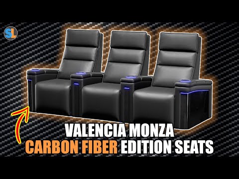 New Home Theater Seats! Valencia Monza Carbon Fiber Seating Review