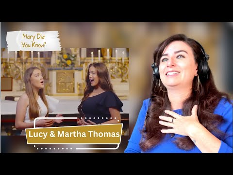 Mary Did You Know - Lucy and Martha Thomas (sister duet ❤️) - Vocal Coach Reaction & Analysis