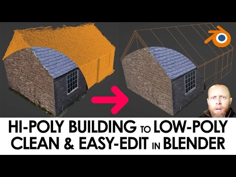 Hi-Poly Photogrammetry to Low-Poly | Blender Beginner Tutorial