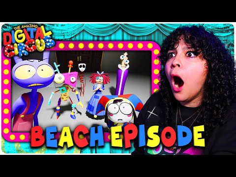 OMG?! *• LESBIAN REACTS – THE AMAZING DIGITAL CIRCUS – 1x07 “BEACH EPISODE” •*