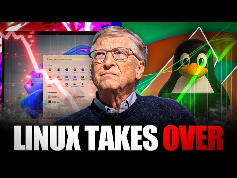 Bill Gates PANICS as Gamers ABANDON Windows 11 — Gamers Going Towards Linux