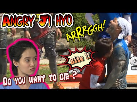 Angry Ji-hyo bites Jong-kook !! She makes So-min quiet in just one sentence 😂