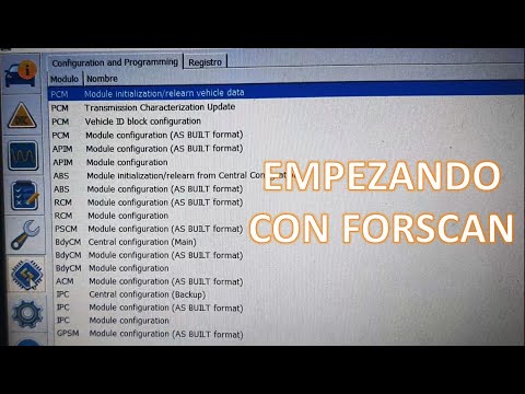 Cómo empezar con FORScan en tu Ford - Guía basica de inicio y conexión con cable ELS27