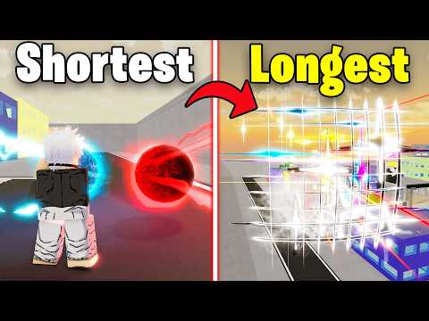 What Is The LONGEST ATTACK in Roblox Jujutsu Shenanigans?