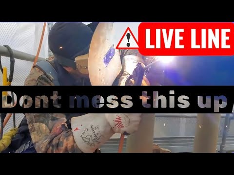 Welding a LIVE LINE Split Tee — No Room for Error