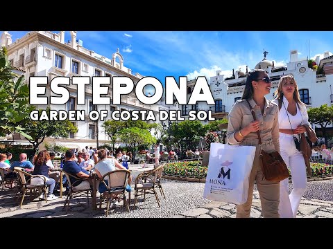 Estepona Spain "Garden of Costa del Sol" April 2025 Update Wonderful Town Walk | Málaga [4K]