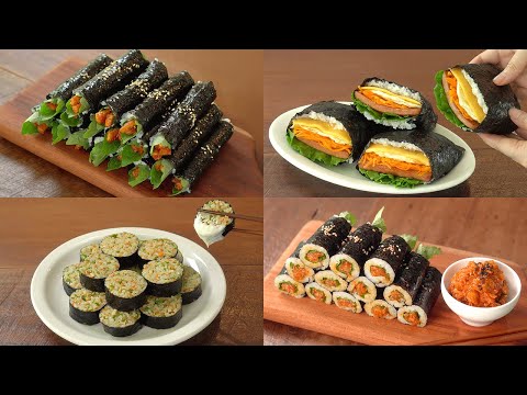 6 Super Easy Gimbap Recipes :: Easy Korean Gimbap