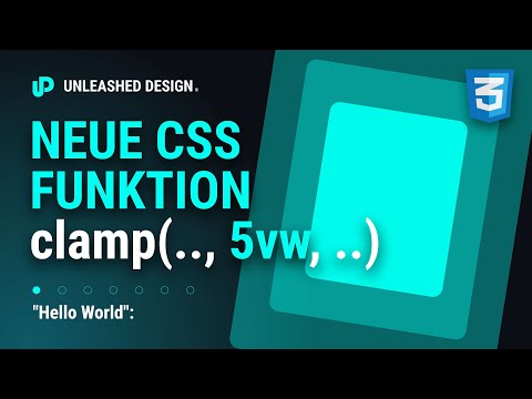 Neuer BOOSTER für euere Responsive oder Fluid Layouts mit CSS Clamp() Function!  [TUTORIAL]